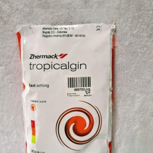 Alginato Tropicalgin Cúcuta Zhermack, material de impresión dental cromático con aroma tropical
